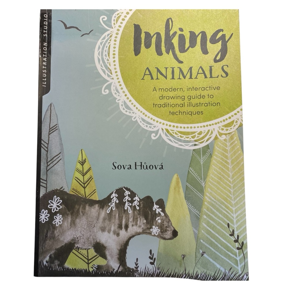 Inking Animals Interactive Drawing Guide by Sova Huova